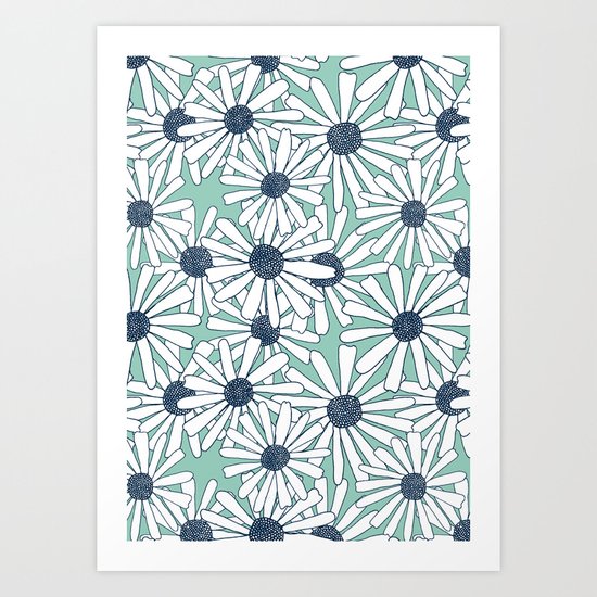 Because Daisies Art Print