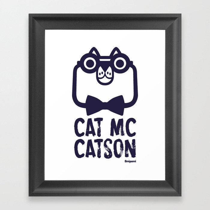 Cat Mc Catson Framed Art Print