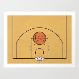 Basketball Artwork  Art Print