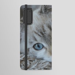Cute Kitten Blue Eyes Android Wallet Case
