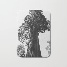 Sequoia National Park VI Bath Mat | Photo, Black And White, Trees, Woods, Nationalpark, Shadow, Travel, Forest, Digital, California 