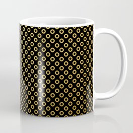 Black and gold dots design Coffee Mug