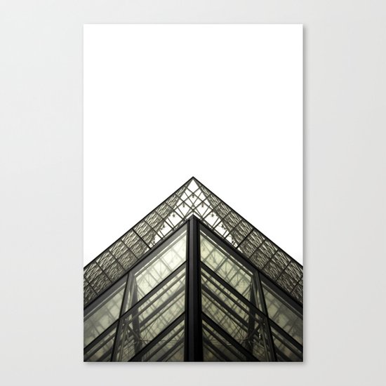 Abstract Louvre Canvas Print