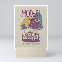 Modest Mouse gig poster. Art Print. Music Poster Art Print Mini Art Print