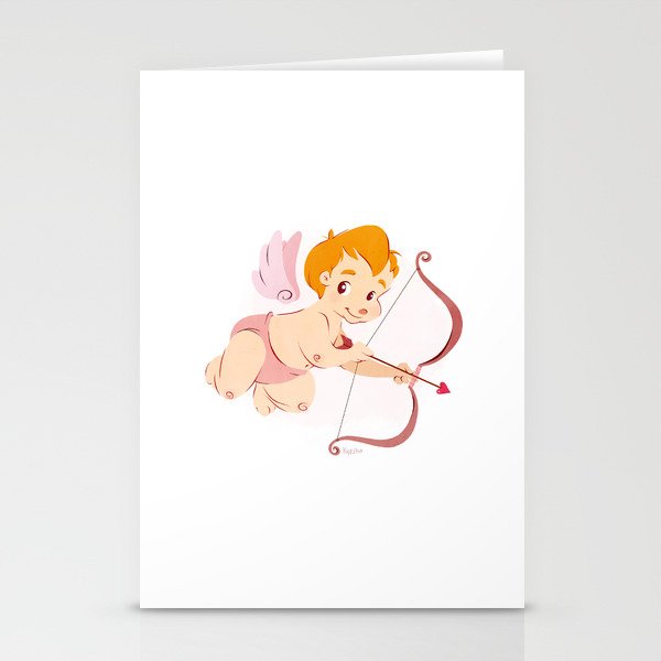 Cupid's Arrow  Stationery Cards