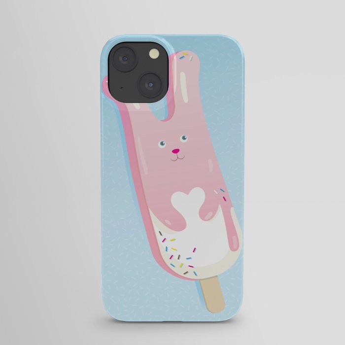 pink bunny ice lolly iPhone Case