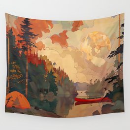 The Camping Trip Wall Tapestry