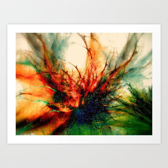 Frosen Flower Art Print