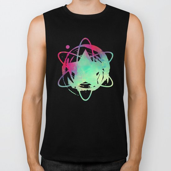Sky Flower Biker Tank