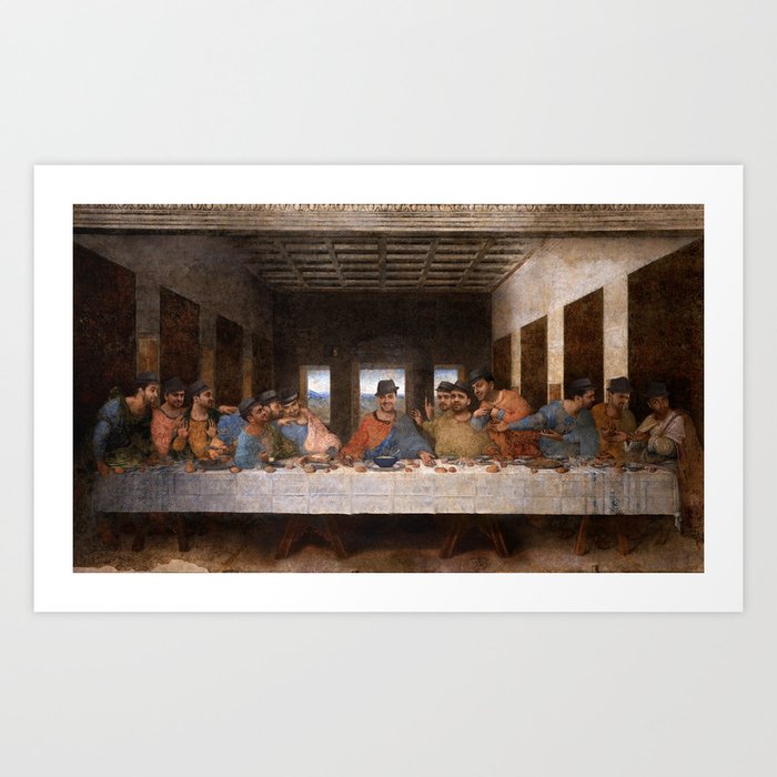 THE CONNER SUPPER [FEDORA EDITION] Art Print