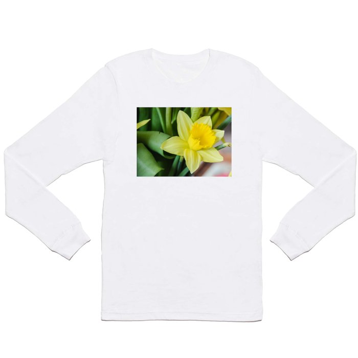 Yellow Daffodil Long Sleeve T Shirt