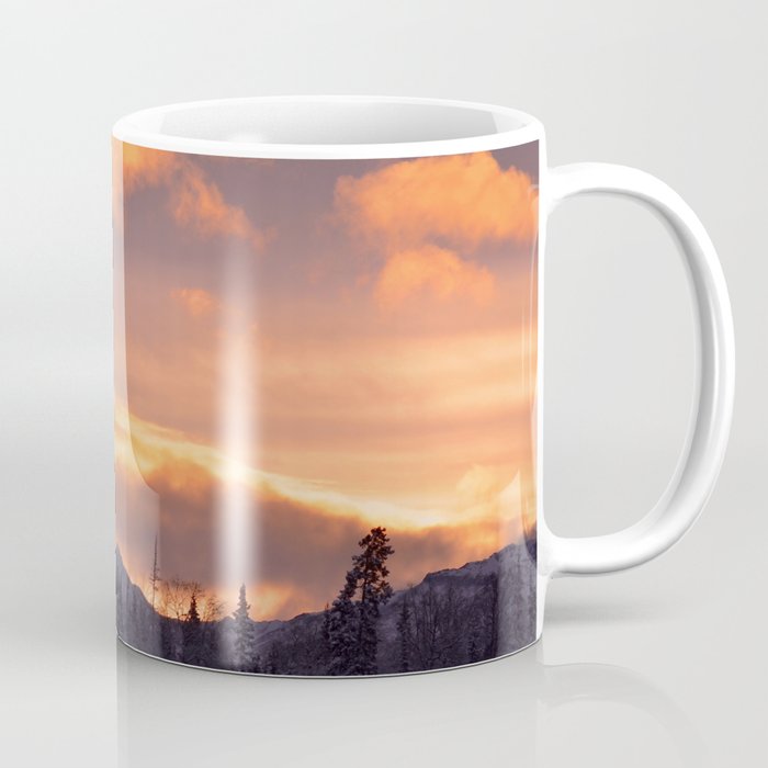 Flat Top Sunrise Coffee Mug