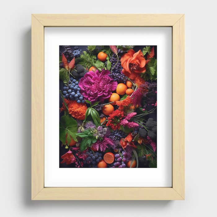 Amaizing Flowers Recessed Framed Print