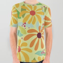 Daisy Day All Over Graphic Tee