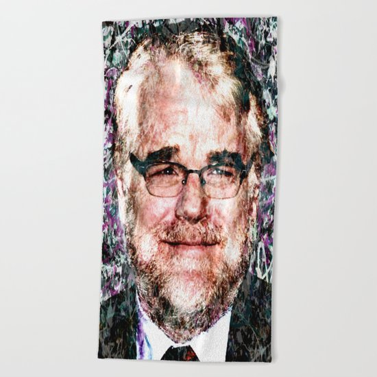 PHILIP SEYMOUR HOFFMAN Beach Towel
