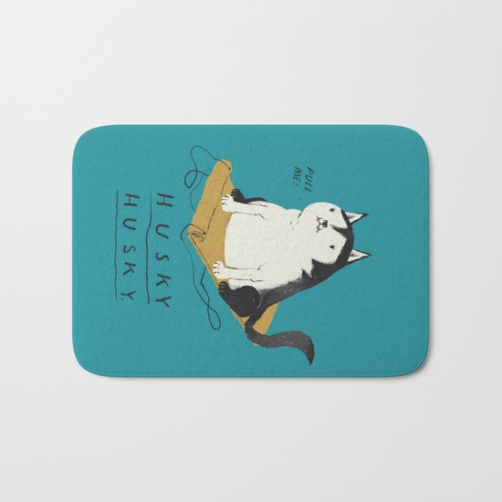 husky husky Bath Mat