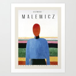 Poster-Kazimierz Malewicz-Vrouwen torso.  Art Print