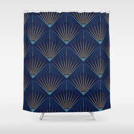 Art deco illustration pattern. Art noveau style Shower Curtain