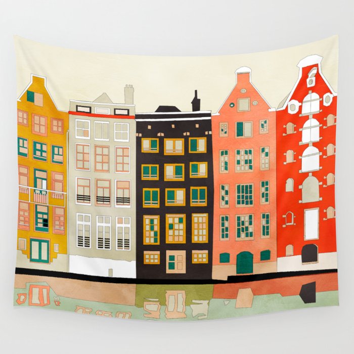 Amsterdam 2 Wall Tapestry