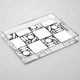 Geometric modern shapes 1 Acrylic Tray