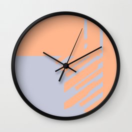 color vibration study Wall Clock | Line, Minimal, Color, Graphicdesign, Colorvibration, Pattern, Graphic 