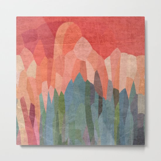 Red Hills Metal Print
