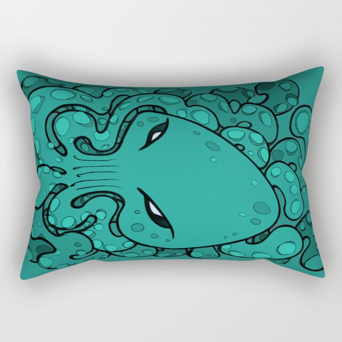 Octopus Squid Kraken Cthulhu Sea Creature - Arcadia Rectangular Pillow