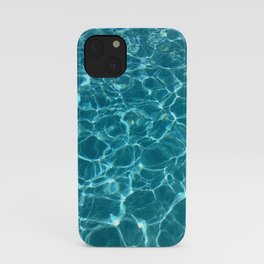 Blue water iPhone Case