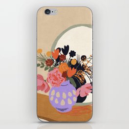 Flowers in the mirror #2 iPhone Skin