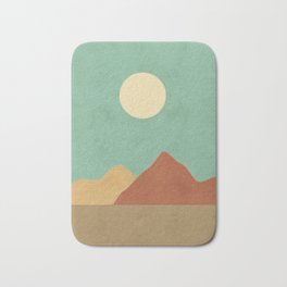 Sun Over Mountain Range Bath Mat | Reddead, Drawing, Oldwest, Redemption, Western, Mountains, Pattern, Sunset, Travel, Graphic 