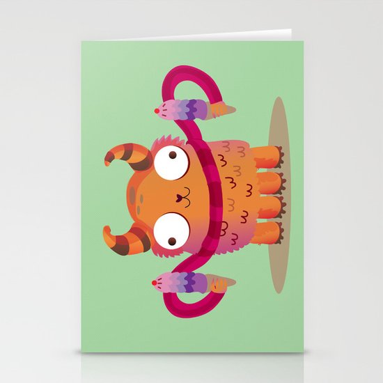 Icecream monster Stationery Cards