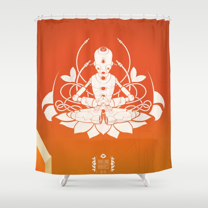 Opening the higher state of consciousness Shower Curtain