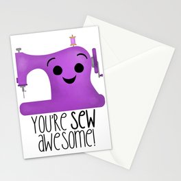 You're Sew Awesome (Sewing Machine) Stationery Card