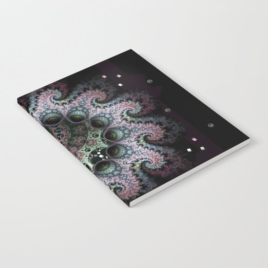 Magical dragon spirals mandala Notebook