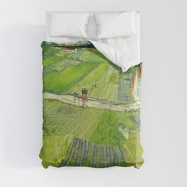 Vincent van Gogh Landscape at Auvers after Rain  Comforter