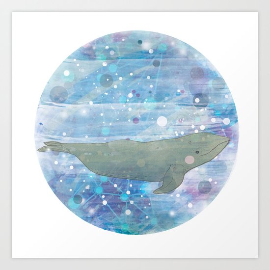 Illustration Friday: Round Art Print