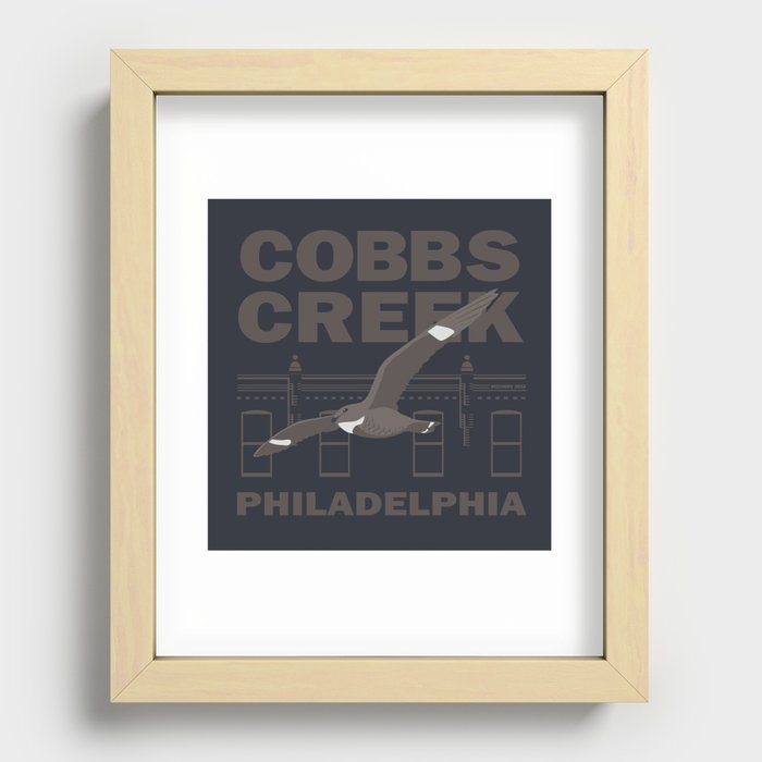 Cobbs Creek Philly Recessed Framed Print
