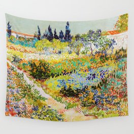 Vincent van Gogh - Garden at Arles Wall Tapestry