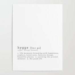 THE MEANING OF HYGGE Poster