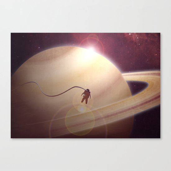 Sunrise From Saturn Canvas Print