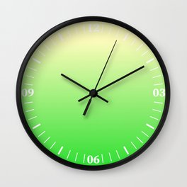 OMBRE LEMON & GREEN  Wall Clock