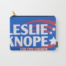 Leslie Knope For Pawnee City Council Carry-All Pouch | Watercolor, Knope, Oil, Vector, Graphicdesign, Ink, Graphite, Illustration, Typography, Parksnrec 