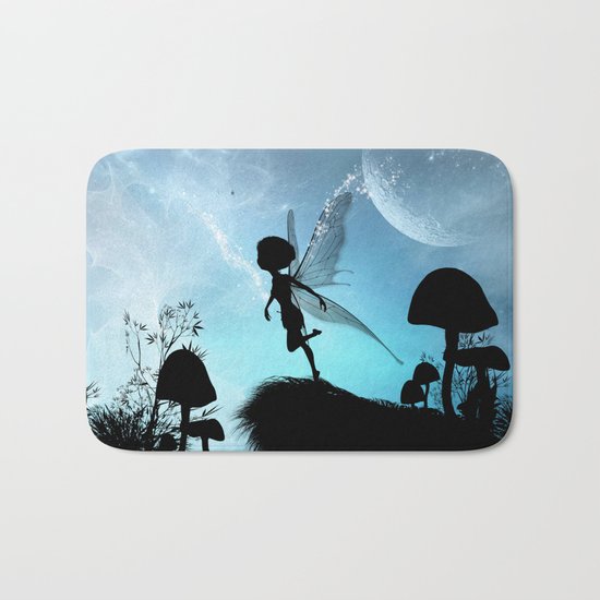 Fairy silhouette Bath Mat
