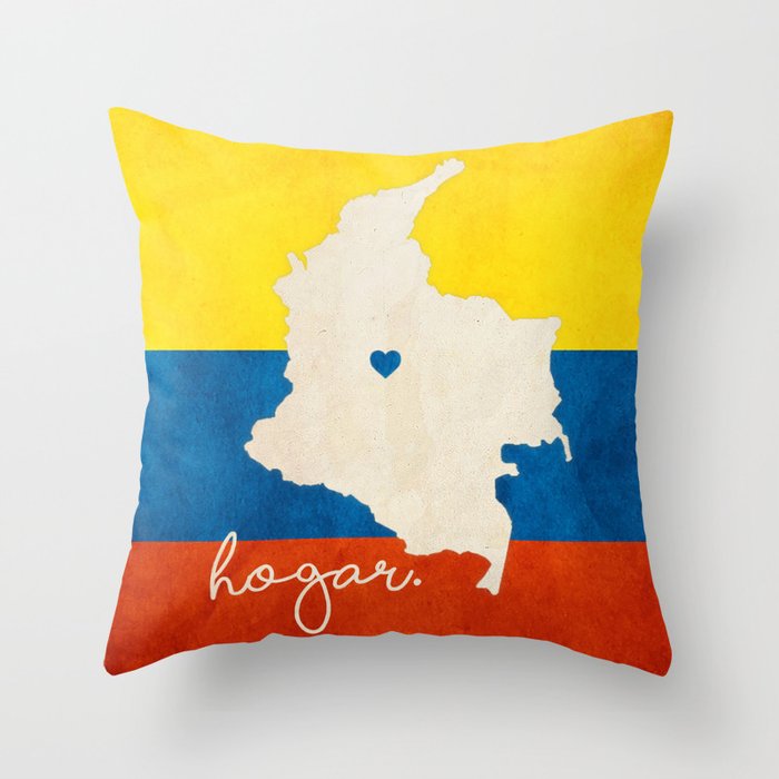 Colombia Throw Pillow