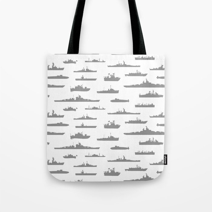 Battleship // Grey Tote Bag