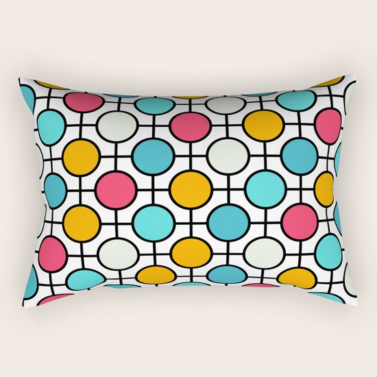 Polka Dots Rectangular Pillow