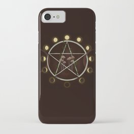 Wiccan magic circle iPhone Case