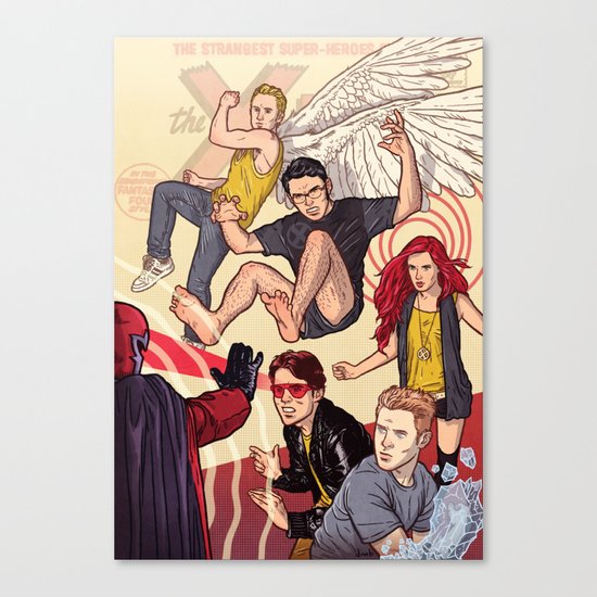 Tribute to X-Men #1 Canvas Print