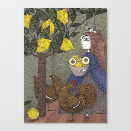 The Lemon Picker Canvas Print