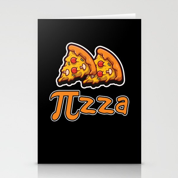 Funny Pie Pizza Love Pi Math Meme Math Nerd Pi Day Stationery Cards
